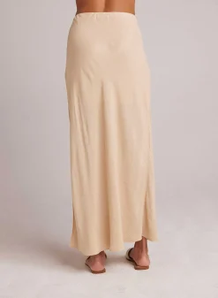 Bias Maxi-Rok Met Zijsplit - Klassiek Kaki>Bella Dahl Flash Sale