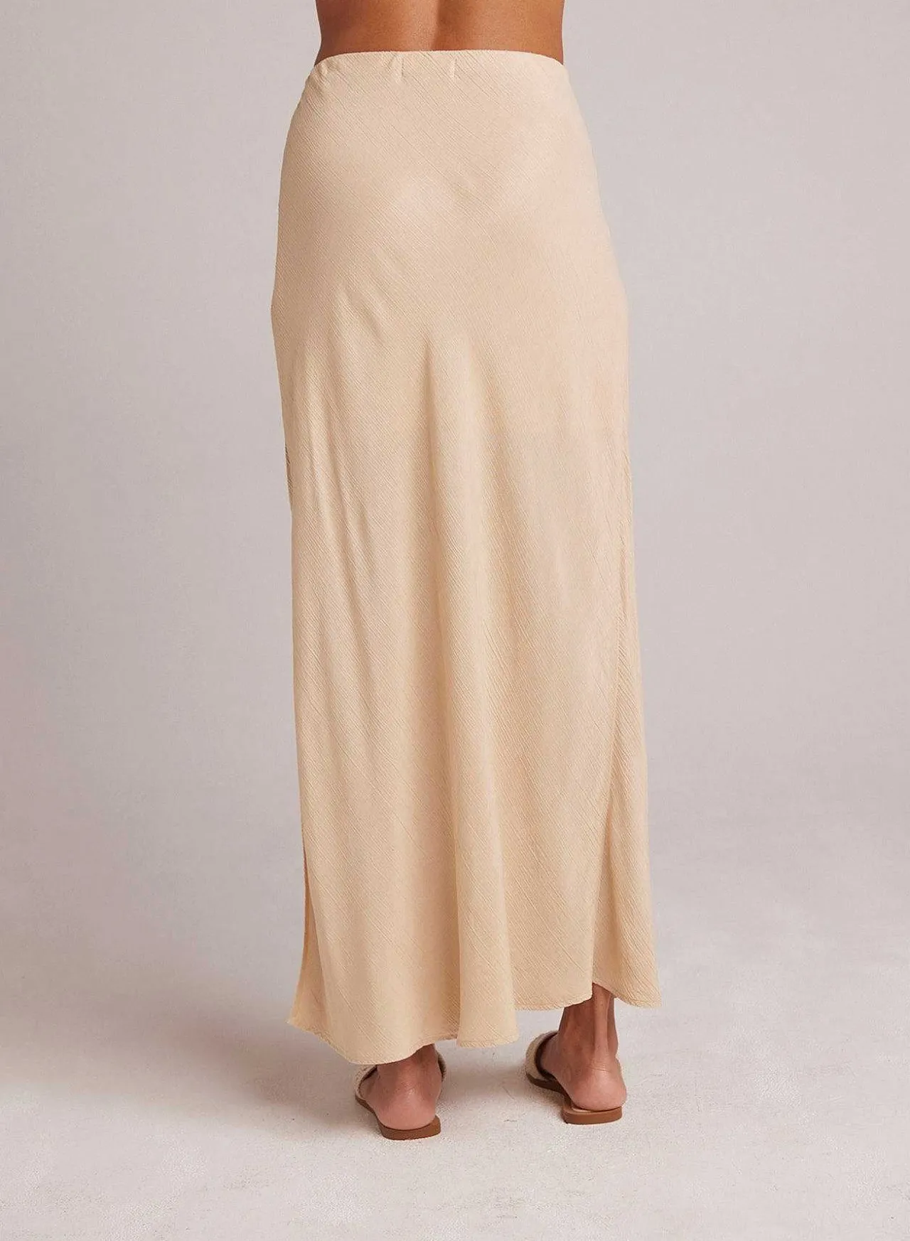 Bias Maxi-Rok Met Zijsplit - Klassiek Kaki>Bella Dahl Flash Sale