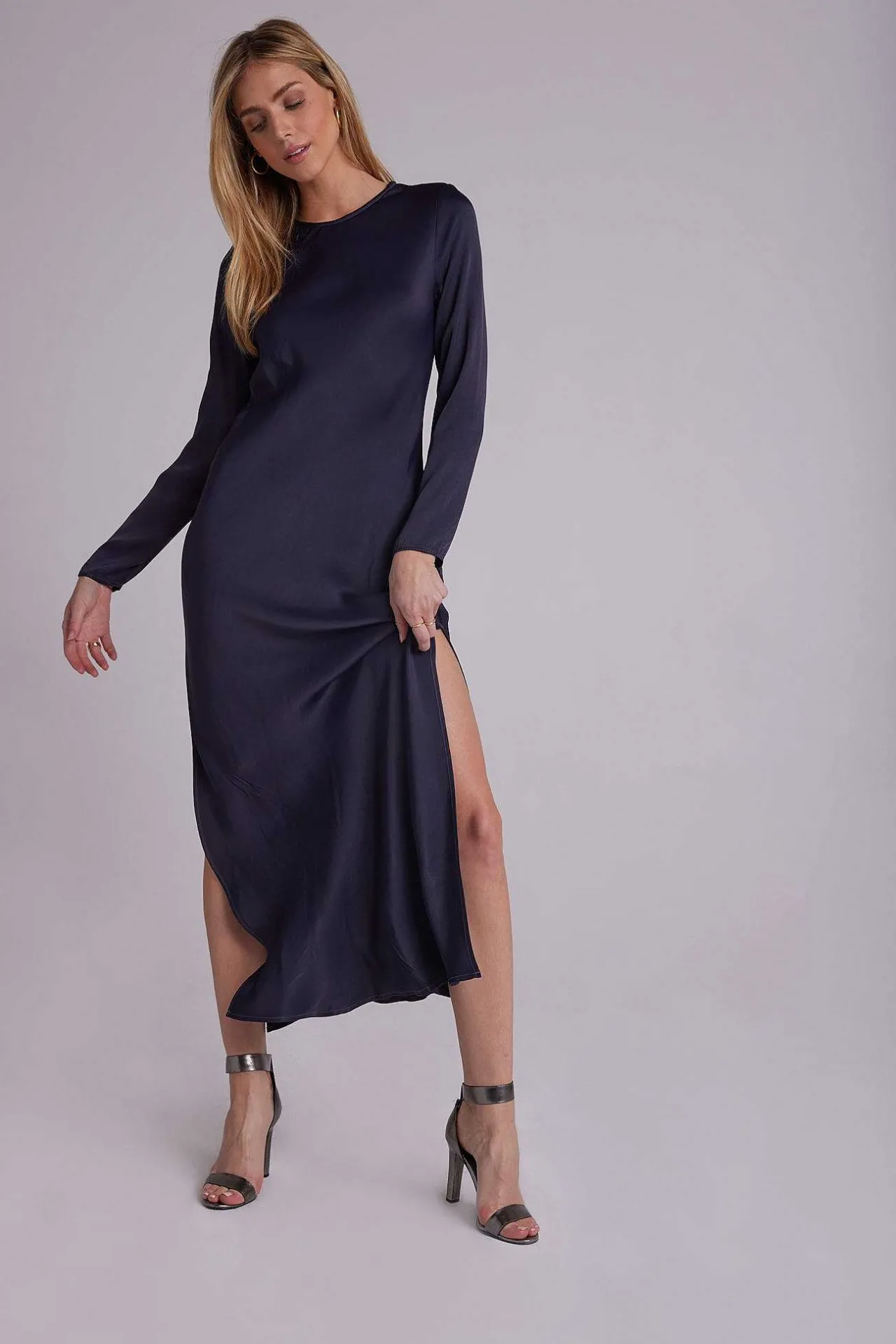 Bias Onderjurk Met Lange Mouwen - Odyssey Grijs>Bella Dahl Flash Sale
