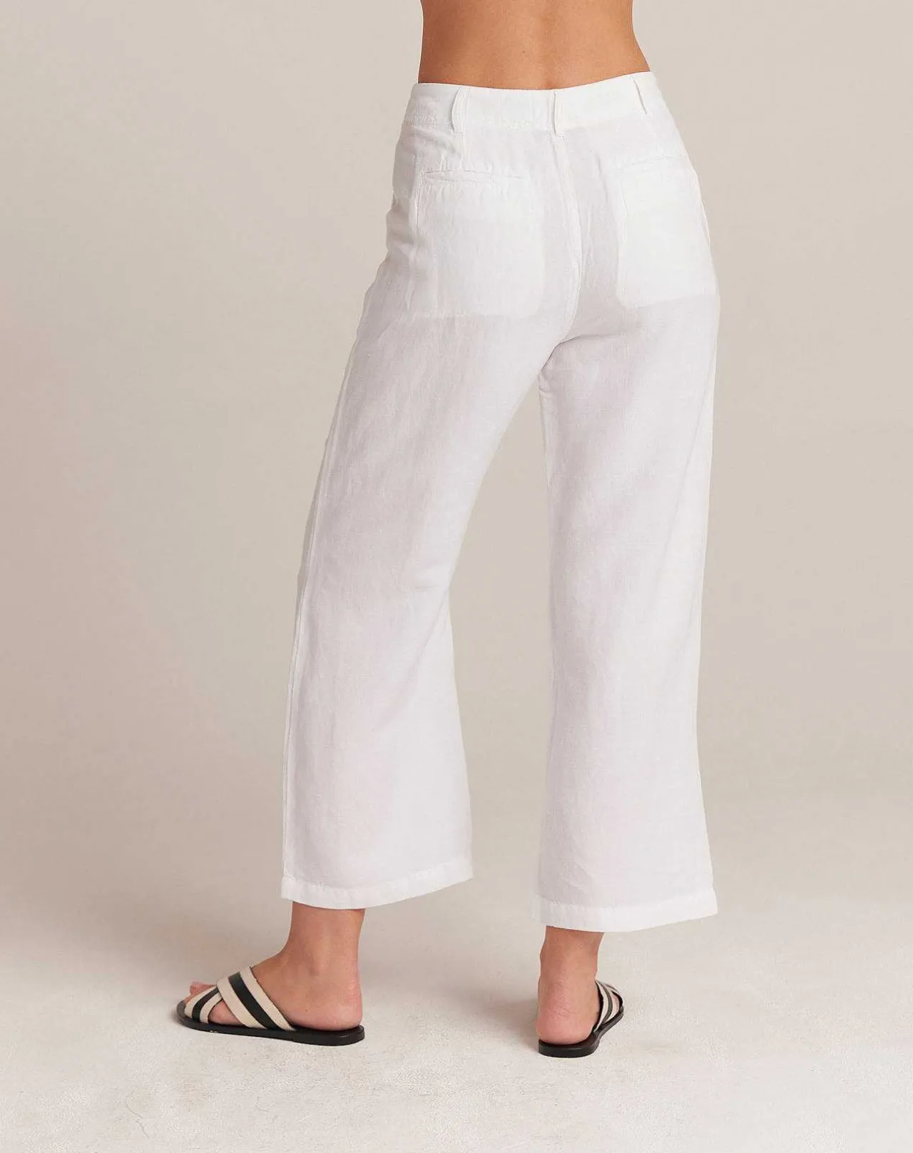 Blakely Utility Crop Met Wijde Pijpen - Wit>Bella Dahl Cheap