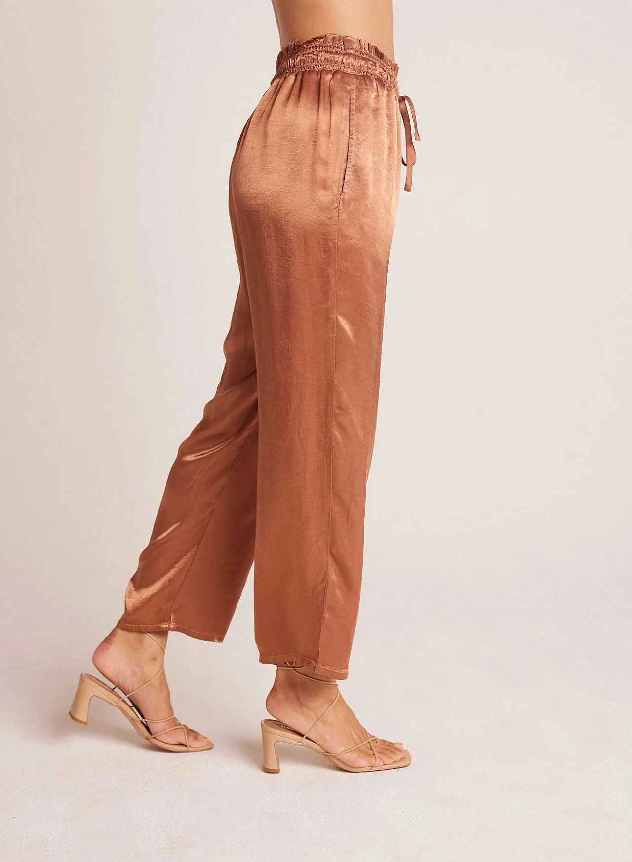 Broek Met Gesmokte Taille - Curacao Coconut>Bella Dahl Flash Sale