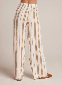Broek Met Wijde Pijpen - Redwood-Streep>Bella Dahl Flash Sale