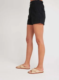 Callie Ruche Kort - Vintage Zwart><noscript><img width=