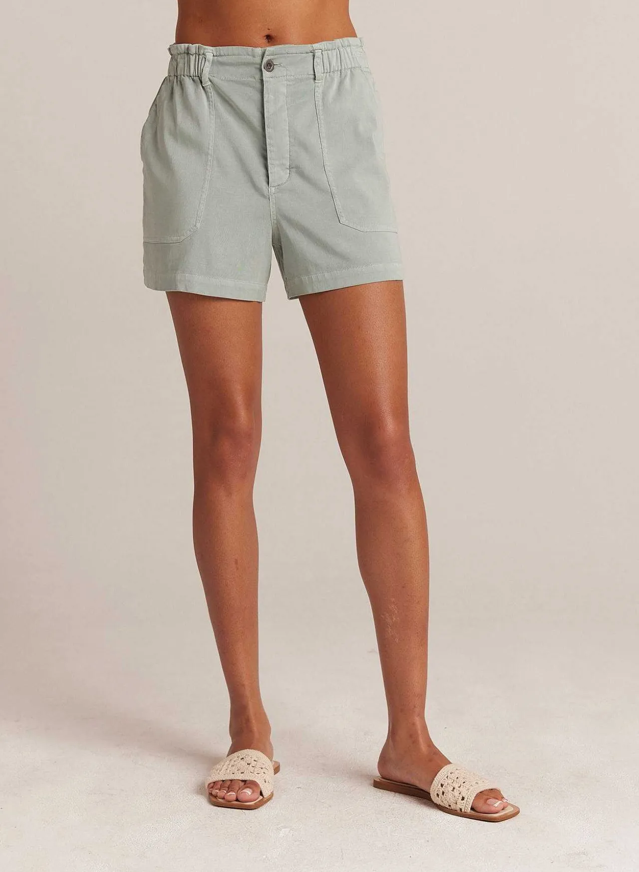 Callie Ruffle Short - Oase Groen>Bella Dahl Outlet