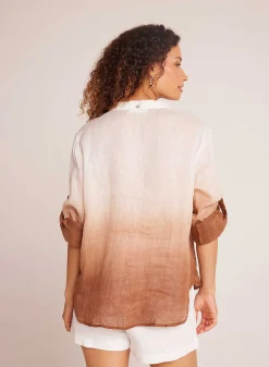 Capri Button Down - Kokosnoot Ombre-Kleurstof>Bella Dahl Sale