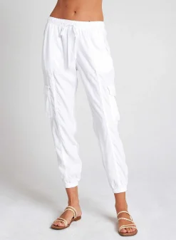 Cargo-Trainingsbroek - Wit>Bella Dahl Fashion