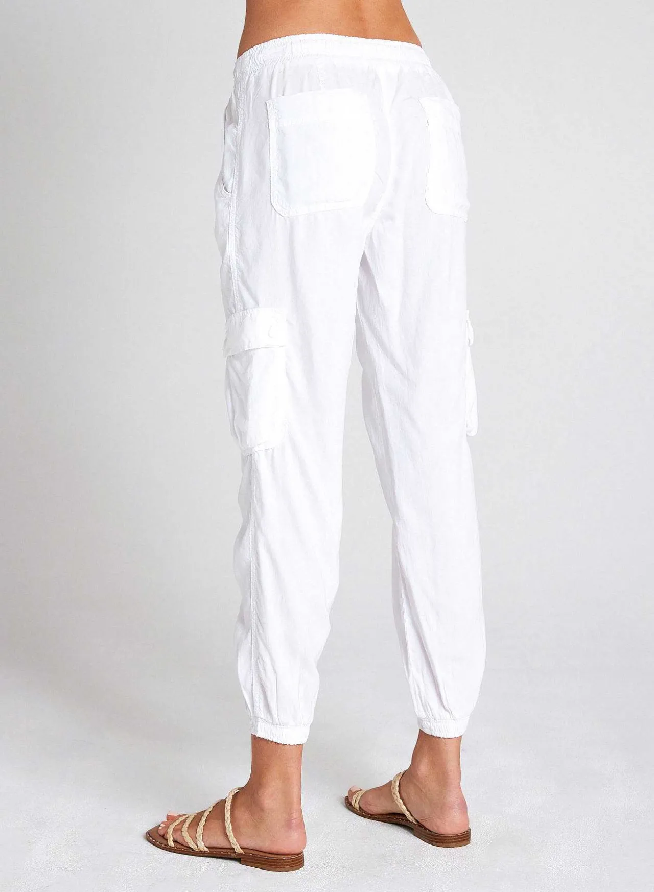Cargo-Trainingsbroek - Wit>Bella Dahl Fashion