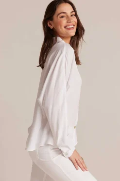 Domanmouw Met Knoopsluiting - Wit>Bella Dahl Cheap