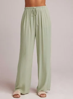 Gemakkelijk Geplooide Broek Met Wijde Pijpen - Coastal Sage>Bella Dahl Cheap