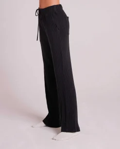 Gemakkelijke Broek Met Wijde Pijpen - Zwart>Bella Dahl Fashion