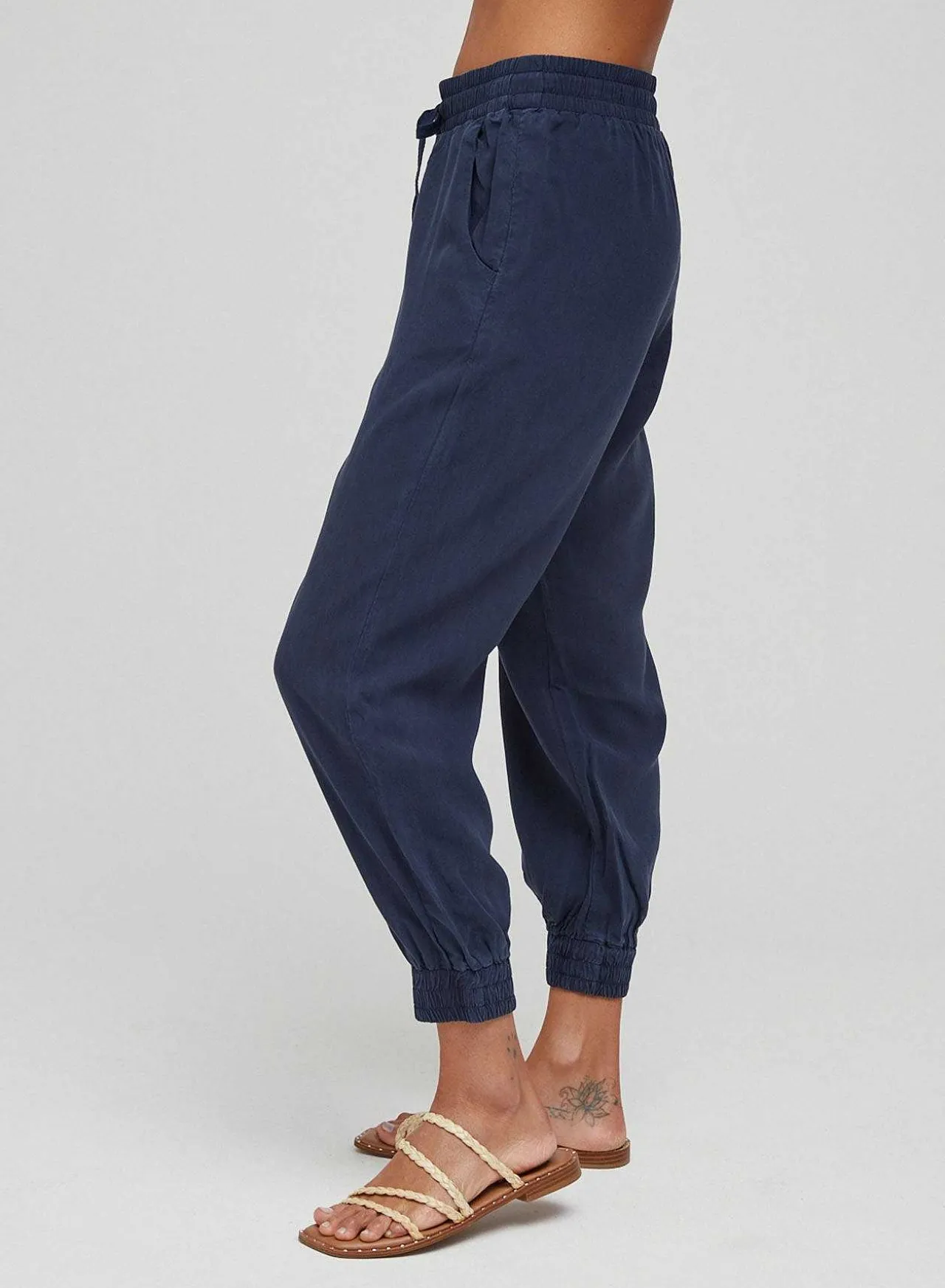 Gemakkelijke Joggingbroek Met Trekkoord - Eindeloze Zee>Bella Dahl Discount