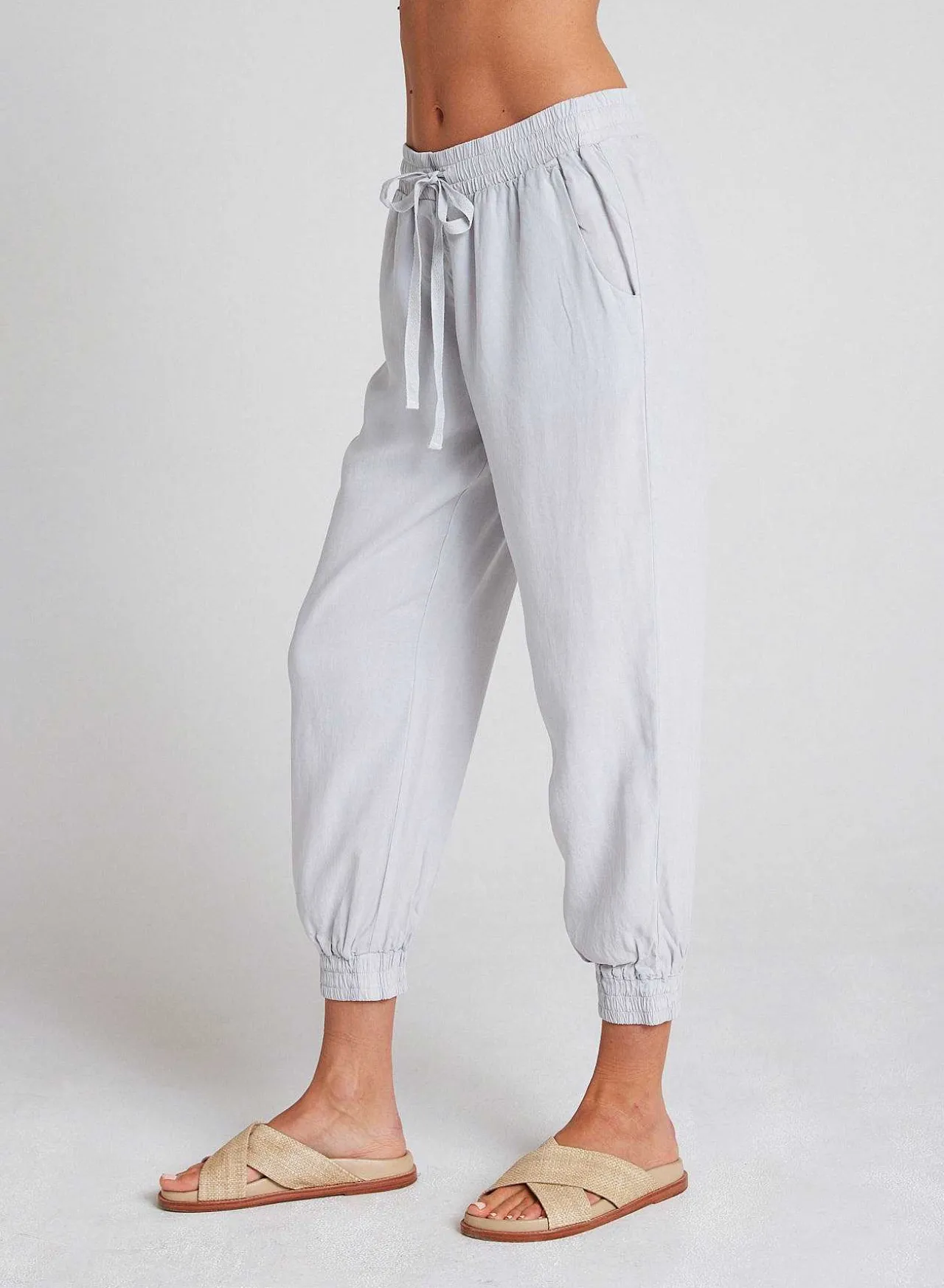 Gemakkelijke Joggingbroek Met Trekkoord - Foggy Sky>Bella Dahl Hot