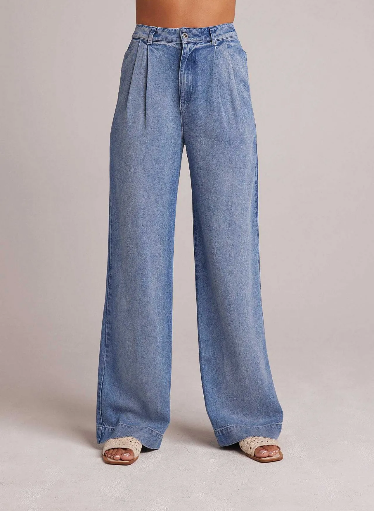 Greta Geplooide Broek Met Wijde Pijpen - Pacific Salt Wash>Bella Dahl Outlet
