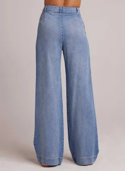 Greta Geplooide Broek Met Wijde Pijpen - Pacific Salt Wash><noscript><img width=