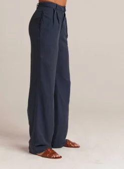 Greta Geplooide Broek Met Wijde Pijpen - Coastal Navy><noscript><img width=
