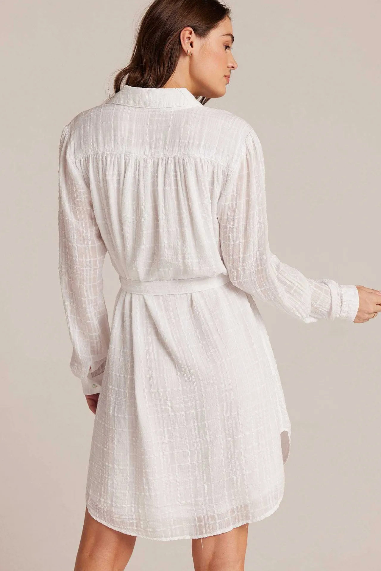 Jurk Met Riem En Verborgen Sluiting - Wit>Bella Dahl Hot