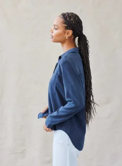 Klassieke Button-Down Met Twee Zakken - Eindeloze Zee><noscript><img width=
