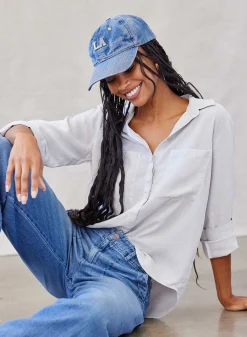 Klassieke Button-Down Met Twee Zakken - Foggy Sky><noscript><img width=