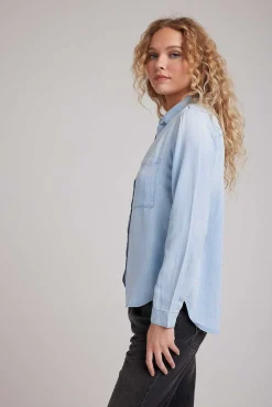 Klassieke Button-Down Met Twee Zakken - Sunbleach Wash>Bella Dahl Best