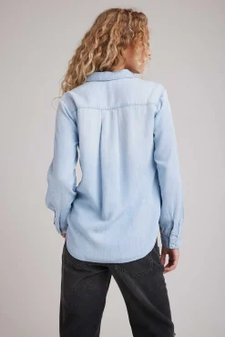 Klassieke Button-Down Met Twee Zakken - Sunbleach Wash>Bella Dahl Best