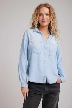 Klassieke Button-Down Met Twee Zakken - Sunbleach Wash><noscript><img width=