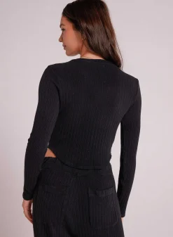 Korte Ronde Hals - Zwart>Bella Dahl Best Sale