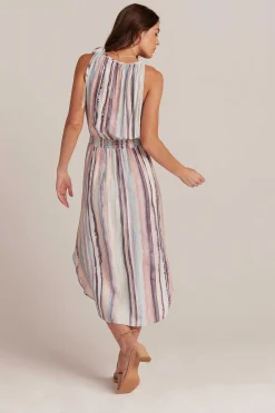 Mouwloze Midi-Jurk Met Gesmokte Taille En Kuststreepprint>Bella Dahl Best Sale