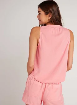 Mouwloze Trui - Bloesemroze>Bella Dahl Clearance