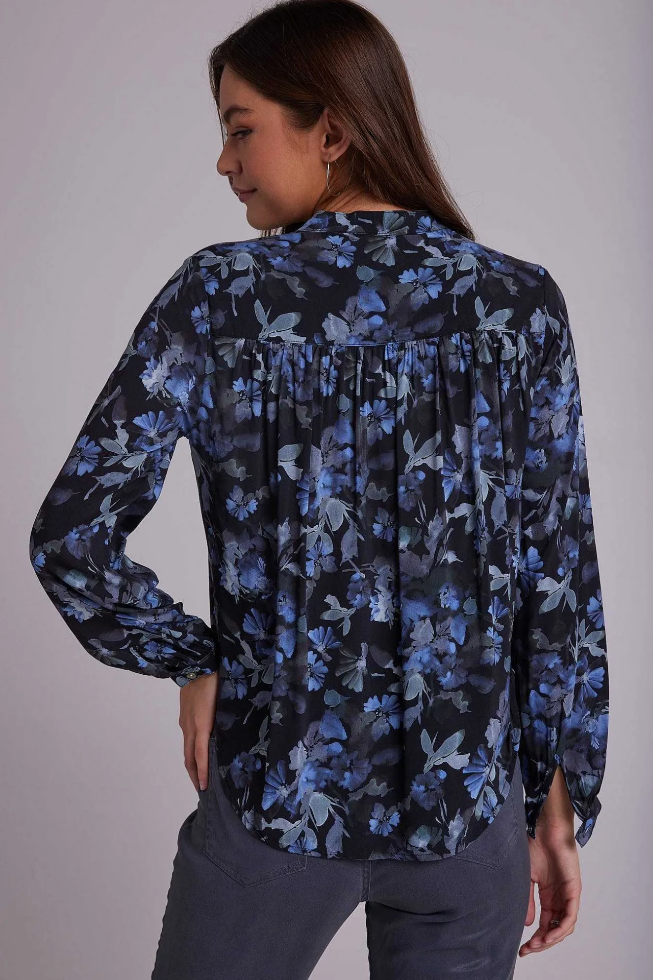 Overhemd Met Gesmokte Schouder - Frosted Bloemenprint>Bella Dahl Flash Sale