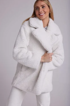 Oversized Teddyjas Met Inkepingskraag - Winterwit>Bella Dahl New