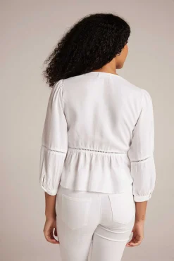 Peplumtop Met Ladderversiering - Wit>Bella Dahl Clearance