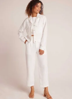 Relaxte Broek Met Plooien Aan De Voorkant - Wit>Bella Dahl Cheap