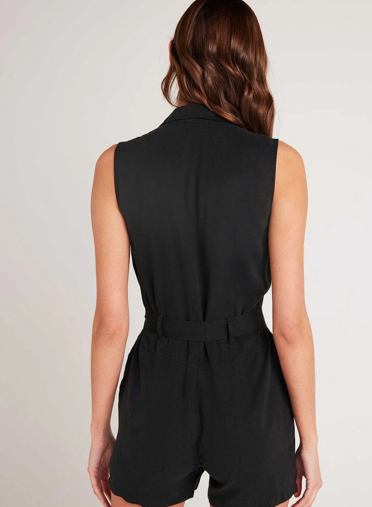 Romper Met Ritssluiting Aan De Voorkant - Vintage Zwart>Bella Dahl Online