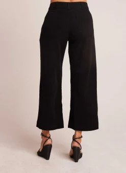 Saige Cropped Broek Met Wijde Pijpen - Zwart><noscript><img width=