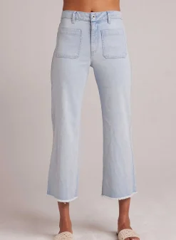 Sarah Frayed Zoom Wide Leg Crop - Ocean Mist Wash><noscript><img width=