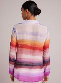 Schoon Overhemd - Canyon-Streepprint>Bella Dahl Shop