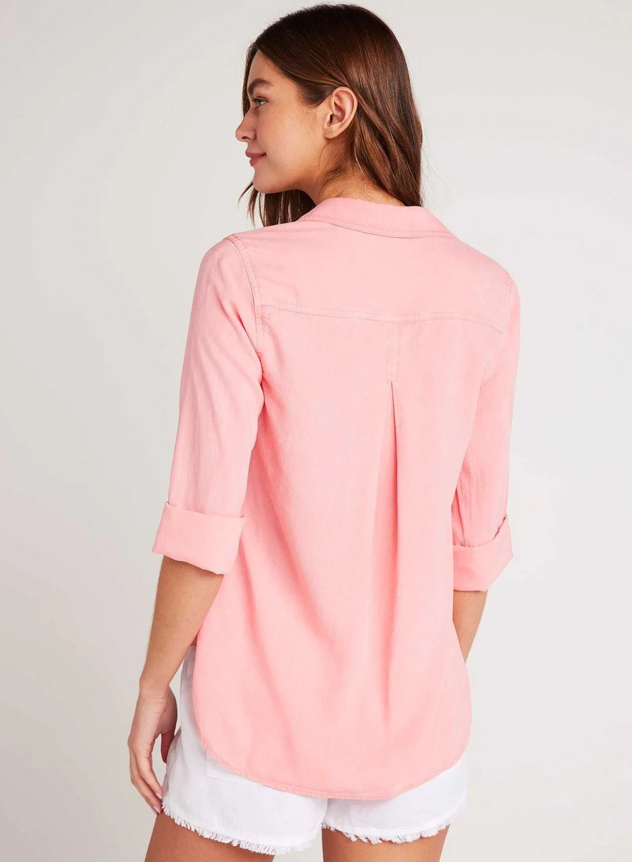 Shirt Staart Button Down - Bloesemroze>Bella Dahl New