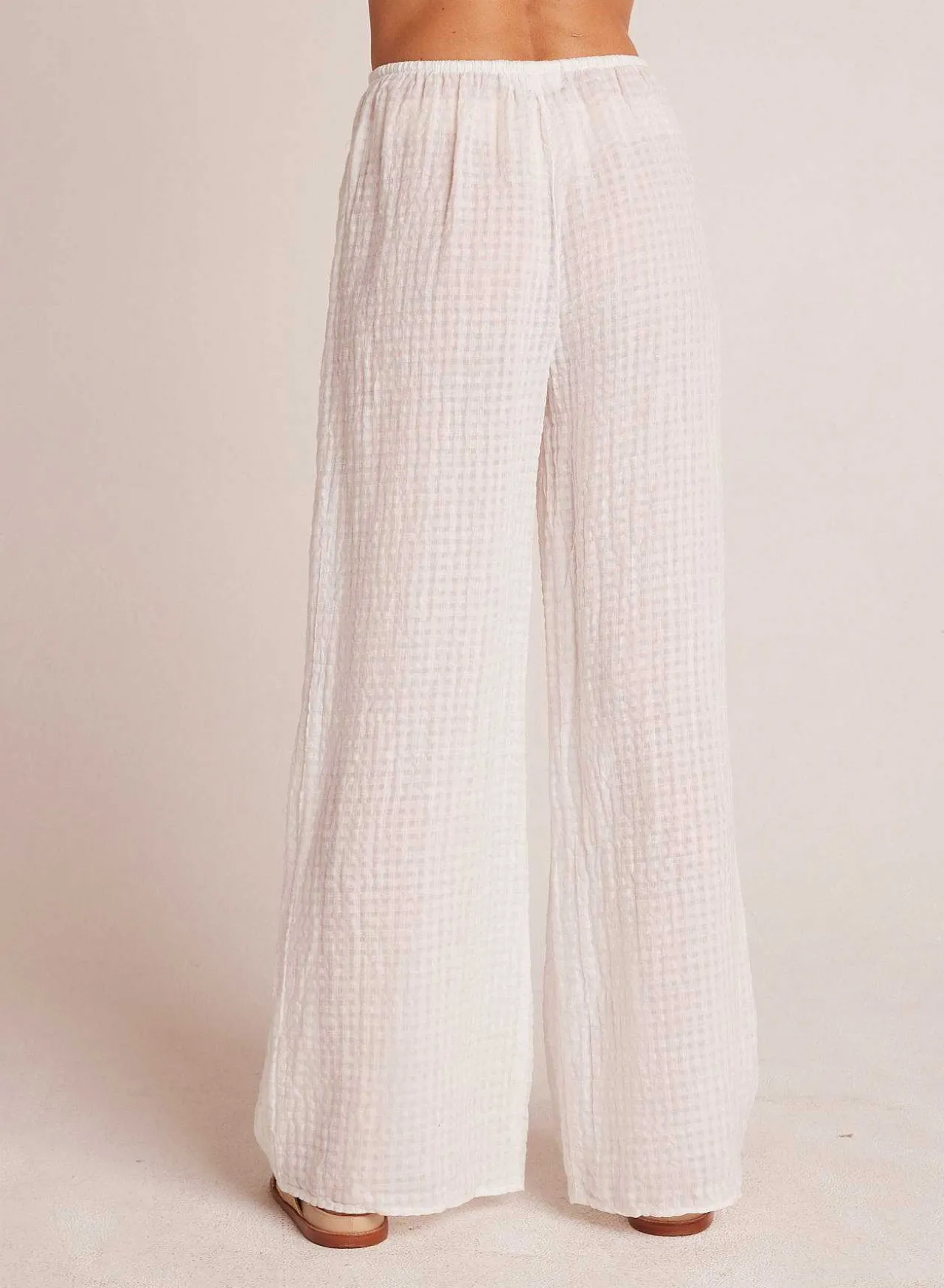 Strandbroek Met Wijde Pijpen En Zakken - Wit>Bella Dahl Flash Sale
