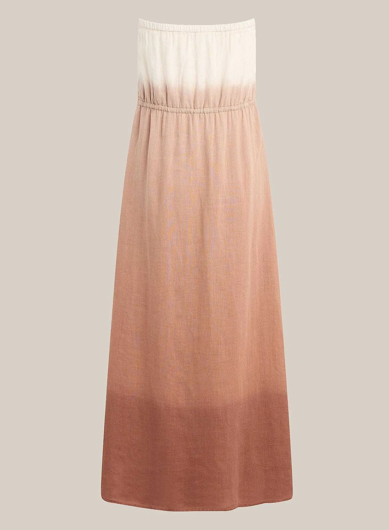 Strapless Linnen Maxi-Jurk - Coconut Ombre Dye>Bella Dahl Best Sale