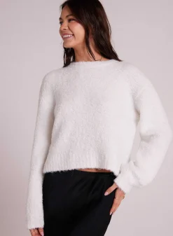 Trui Met Lange Mouwen En Ronde Hals - Winterwit><noscript><img width=