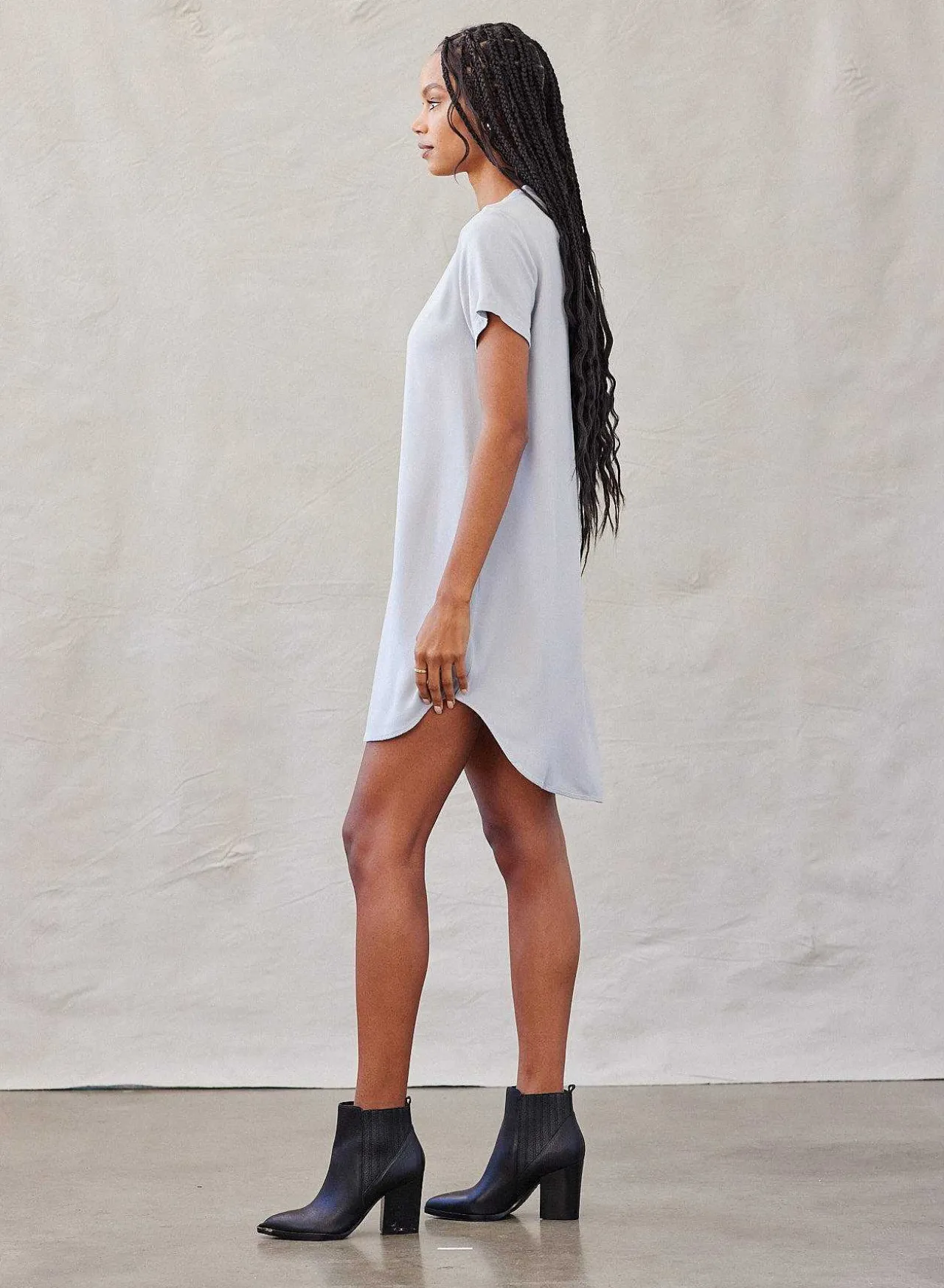 T-Shirtjurk Met V-Hals - Foggy Sky>Bella Dahl Flash Sale