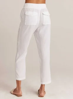 Utility Broek Met Strikceintuur - Wit>Bella Dahl Sale