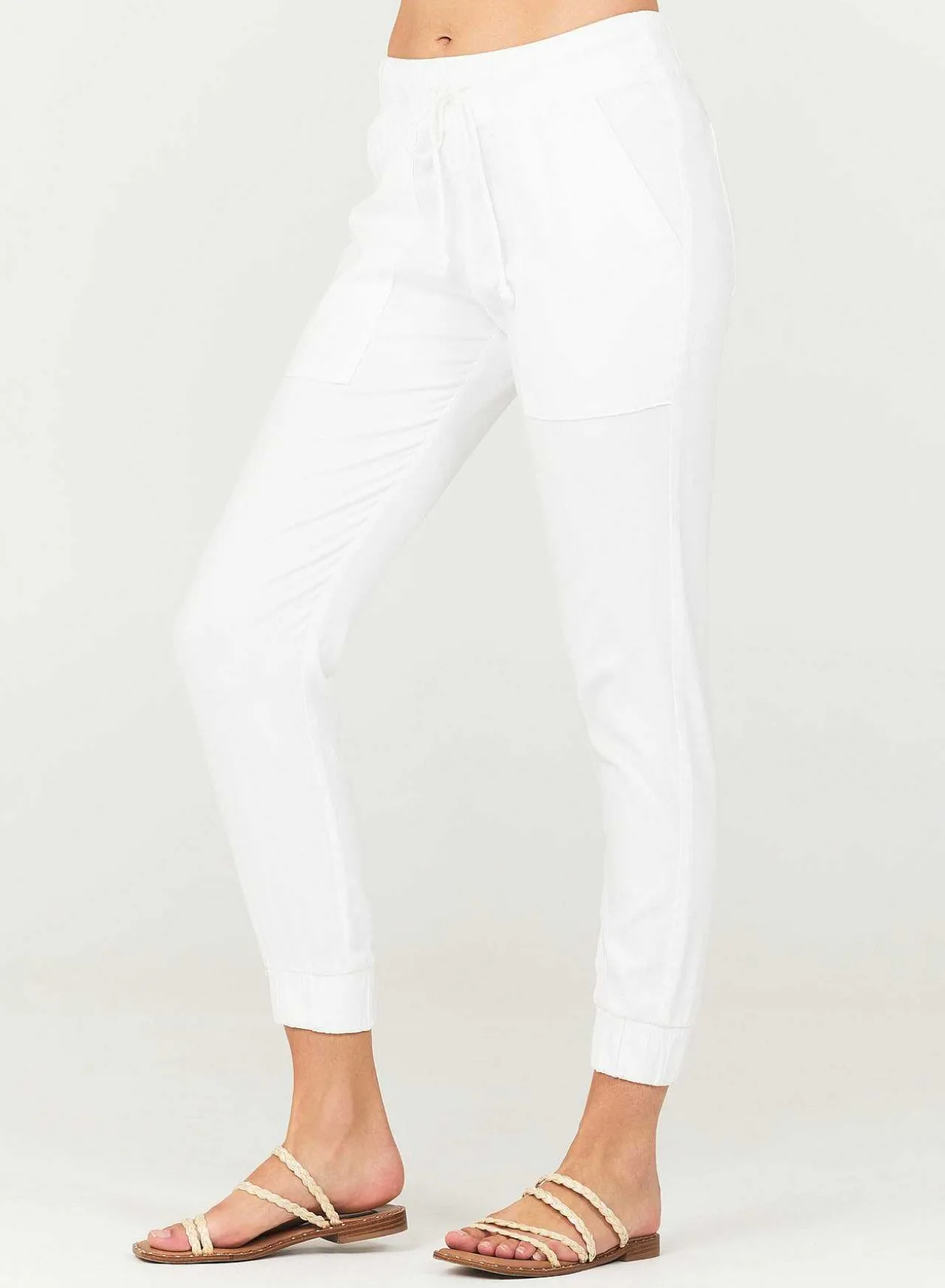 Zakjoggingbroek - Wit>Bella Dahl Flash Sale